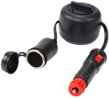 SIGARETISÜÜTAJA PESA PIKENDUSJUHE RULLIS 300CM EURO/DIN 12V CARMOTION