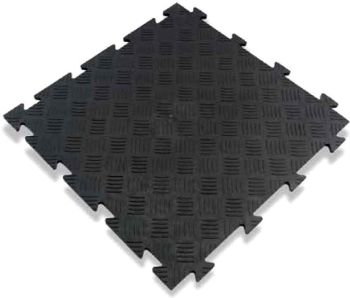 TÖÖKOJA PÕRANDAKATE/PÕRANDAMOODUL. PVC. MUST 500X500X8MM ARTPLAST