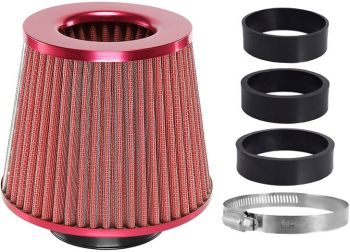 KOONUSFILTER PUNANE 155X130X120MM + ADAPTERID 60/ 63/70MM CARMOTION