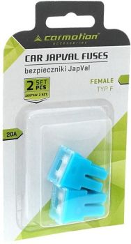 KAITSE JAPVAL TYPE F 20A 2TK BLISTER CARMOTION