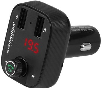 VOLTMEETER + 2XUSB LAADIJA + FM TRANSMITTER + HANDS FREE CARMOTION