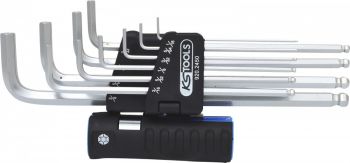 10-OS. TOLLMÕÕDUS L-KUUSKANTVÕTMETE KOMPL. 1/16"-3/8". XXL KUULOTS KS TOOLS