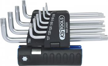 10-OS. L-TORXVÕTMETE KOMPLEKT T8-T50. PIKAD KS TOOLS
