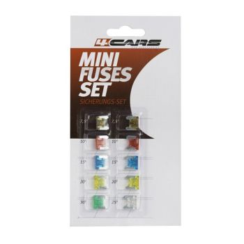 KAHVELKAITSMETE KOMPLEKT MINI MADAL 10TK 4CARS