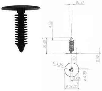 TÜÜBEL POLSTRILE 6-8.5MM 1TK DOBMAR