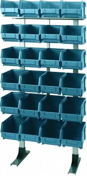 LADUSTUSKARPIDEGA STEND 1250X600MM. 24TK NR103. SÜGAVUS 300MM. 303 ARTPLAST