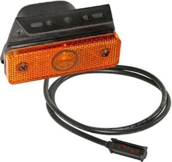 KÜLJETULI LED KOLLANE SCHMITZ SIDEPOINT ASPÖCK.12/24V 0.5M KAABEL 95X55X74.3MM