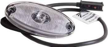 KÜLJETULI LED VALGE FLATPOINT II 12/24V 0.5M JUHE ASPÖCK 102X46MM
