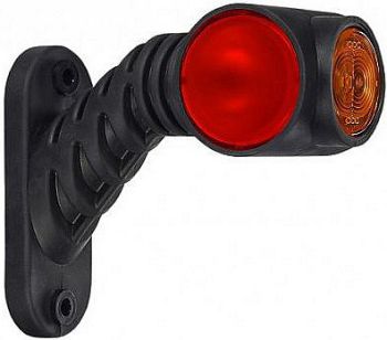 LD2036 SARVTULI LED KÕVER 45° 125MM VASAK 12/24V