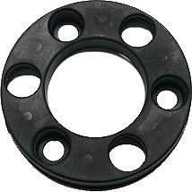 ILUKILP MUTRIKAITSE PLAST 16/17.5 6X205 ESI KESKELT AVATUD. MUST