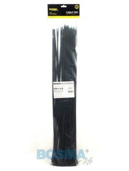 JUHTMEVITS 4.8X 500MM MUST 100TK