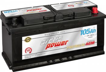 ARCTIC POWER PREMIUM TRUCK AKU AGM/SMF 105AH 392X175X190 950A (EN) -/+