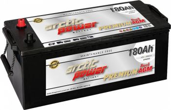 ARCTIC POWER PREMIUM TRUCK SHD AKU AGM/SMF 180AH 513X210X195/220 1000A (EN) +/-