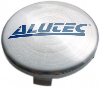 KAPSEL 56MM. N25 HÕBEDANE ALU KATTEGA. SININE ALUTEC LOGO