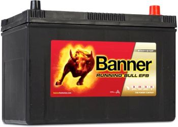 BANNER AKU RUNNING BULL EFB 95AH 304X172X202/225 - + 760A AASIA