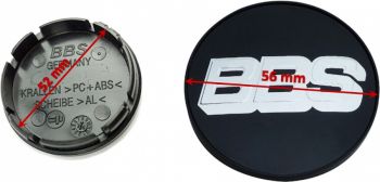 BBS KAPSEL 56MM. MUST/HÕBEDANE LOGO BB10023596