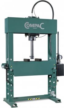 HÜDROPRESS 50T KÄSIPUMP. KÜLGLIIKUV KOLB. PNEUMO KOLVIVÄLJAST. VINTS COMPAC