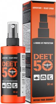 DEET 50 SÄÄSE/PUUGI TÕRJEVAHEND 50ML