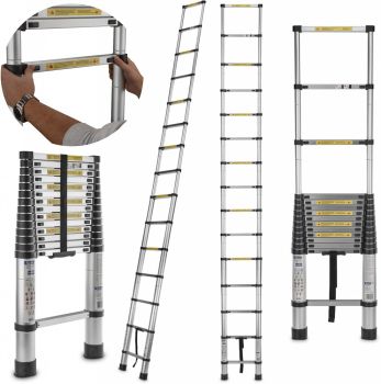 ALUMIINIUM TELESKOOPREDEL 15 ASTMEGA. 920-4400MM. MAX.150KG GEKO