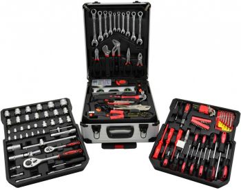 187-OS. 1/2"+1/4" TÖÖRIISTAKOMPLEKT. ALUKOHVRIS GEKO