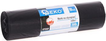 PRÜGIKOTID HDPE (PRÜGIKOTT) 380L/10TK MUST GEKO