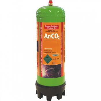 DISPOSABLE GAS BOTTLE - ARGON/CO2 - 1.8L