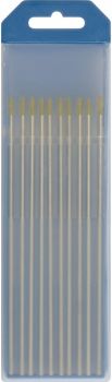 10 ELECTRODES - LANTHANUM WL15 Ø2.0 - GOLD (AC/DC-ALUMINIUM/STEEL) GYS