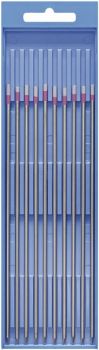 10 TUNGSTEN ELECTRODES LYMOX LUX Ø2.0 - FUCHSIA/GREY (AC/DC) GYS