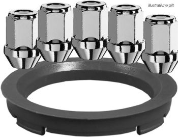 MUTTER M12X1.5/34/19 INOX PEA 5TK. + 70.1-67.1 1TK. AUTEC NR.82