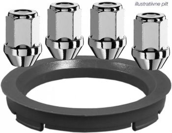 MUTTER M12X1.5/34/19 4TK. + 60.1-56.1 1TK. AUTEC NR.659