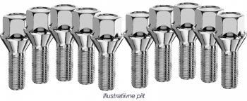 POLTIDE KOMPLEKT P14X1.50/35/17. 10TK. RIAL TP VELGEDELE