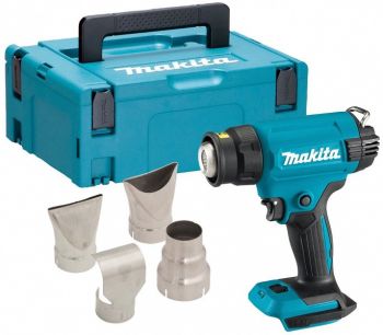 AKUKUUMAÕHUPUHUR 18V 550°C + 4 TARVIKUT MAKITA