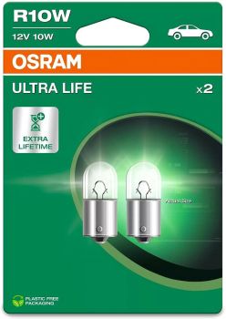 12V BA15S PIRN 10W R10W ULTRA LIFE BLISTER 2TK OSRAM