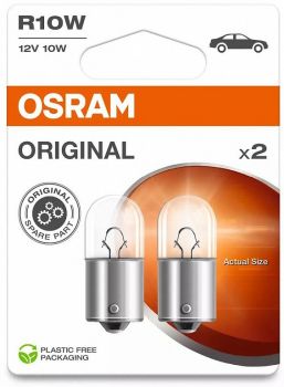 12V BA15S PIRN 10W R10W ORIGINAL BLISTER 2TK OSRAM