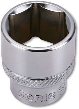FLANK SOCKET 3/8''''. 6 PT. 22MM