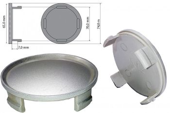 KAPSEL 74MM N12 (74.5-69.5-7) HÕBEDANE. LOGOTA