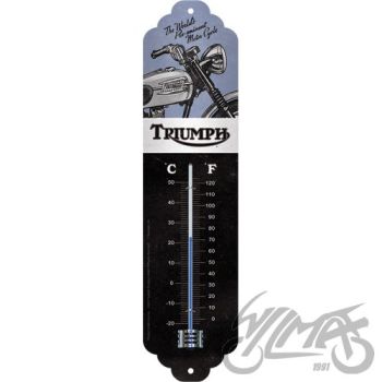THERMOMETER TRIUMPH MOTORCYCLE BLUE 80344