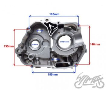 Karteripool vasak YX140cc
