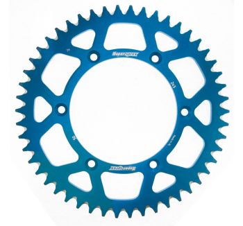 Supersprox Alu Rear sprocketYA YZ/YZ F 99- Blue 48