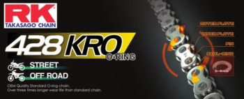 RK GS428KRO O-ringchain Gold +CL (Commect.link)\r\n