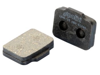 brake pads Polini organic for Polini brake caliper