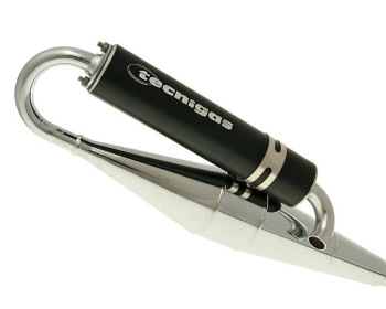 exhaust Tecnigas Next-R chrome for Minarelli horizontal