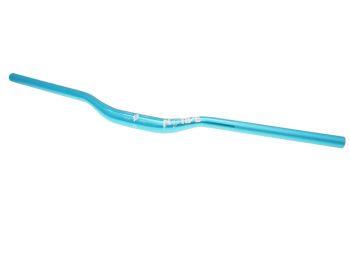 n8tive handlebar AL6061 760x31.8, 25mm rise, 5° up-, 9° backsweep - turquoise