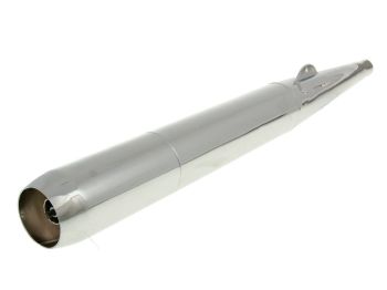 exhaust 28mm 6.3 chromed for Puch Maxi