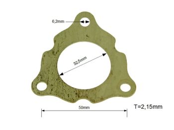 exhaust gasket (rear) for Keeway, Generic 2-stroke