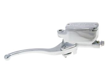 front brake cylinder with lever chromed for GY6 Grand Retro (for handlebar d=22mm)