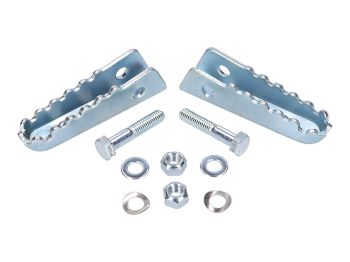 pillion footpeg set OEM for Aprilia RX 50, SX 50, Derbi Senda, Gilera RCR, SMT