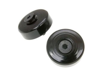 handlebar / bar end weights anti-vibration damper black for Vespa GTS 125-300, Primavera, Sprint