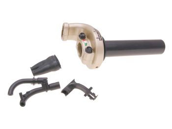 quick action throttle Domino KRE 03 off-road 2.6°/ 45mm titanium-colored - universal
