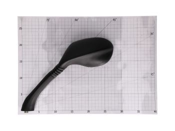 mirror right E-marked for Aprilia Leonardo 125, 250, 300